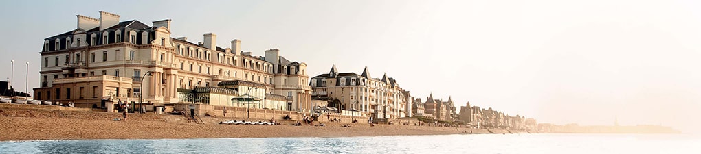 Paysage sur les Thermes Marins de Saint Malo