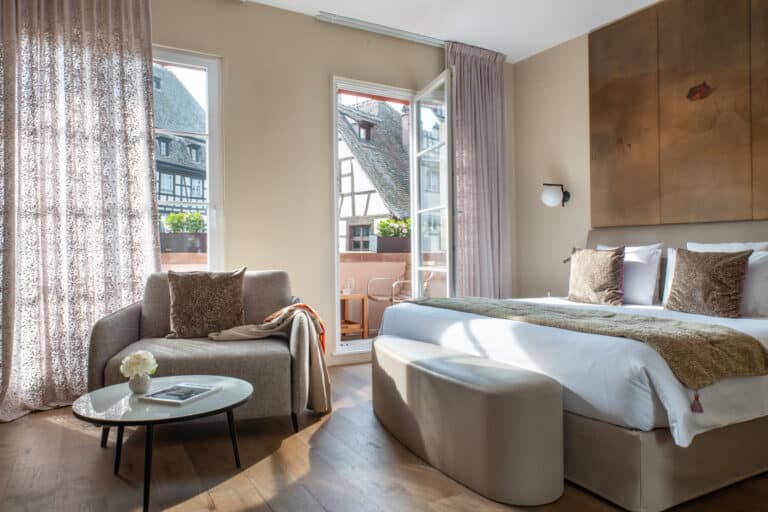 Chambre Deluxe avec balcon à l’Hôtel Regent Petite France Strasbourg