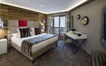 Chambre Duo 26 m² avec balcon vue montagne à l’Hôtel Koh-I Nor Val Thorens