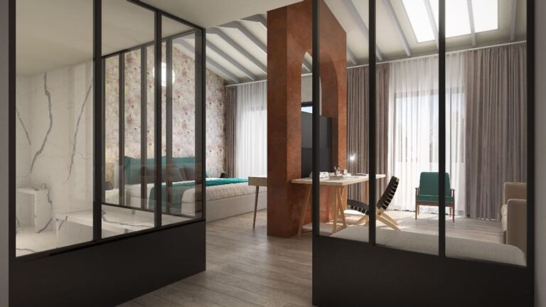 Suite spacieuse de l’Aquabella Hôtel & Spa