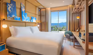 Chambre Premium avec vue sur la mer à Cannes