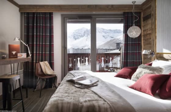 Chambre Privilège des Suites du Montana à Tignes